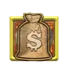 Bag of money with a dollar sign symbol